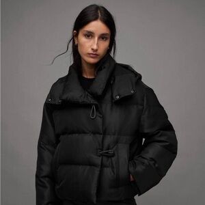 AllSaints Allais High Collar Quilted Puffer Jacket :: New with tag